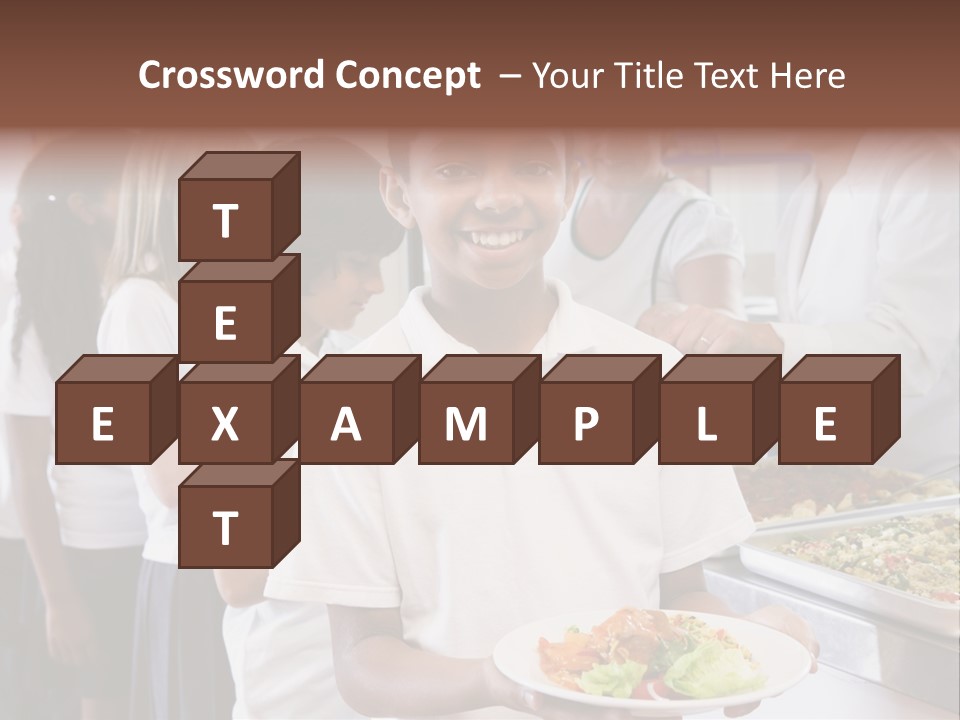 African Caucasian Dinner PowerPoint Template