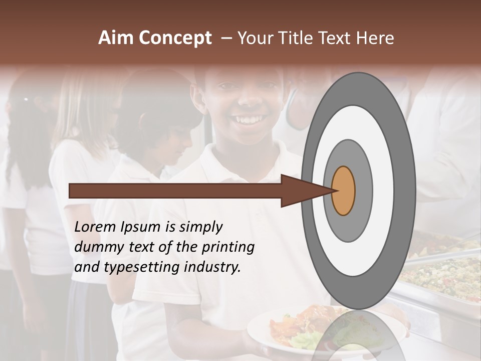 African Caucasian Dinner PowerPoint Template