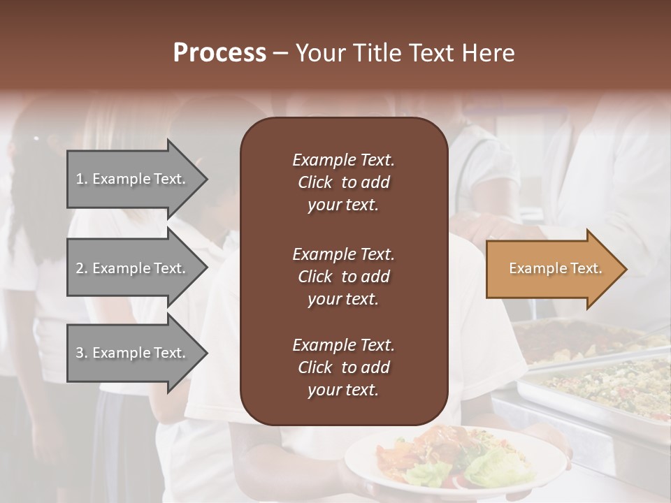 African Caucasian Dinner PowerPoint Template