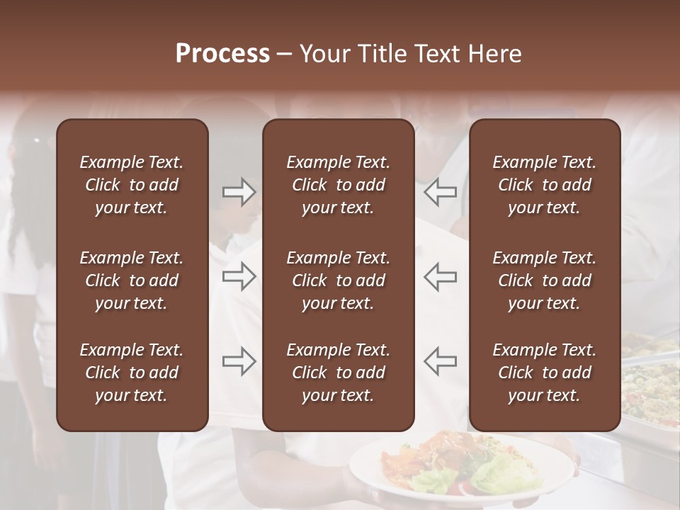 African Caucasian Dinner PowerPoint Template