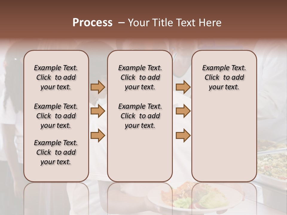 African Caucasian Dinner PowerPoint Template