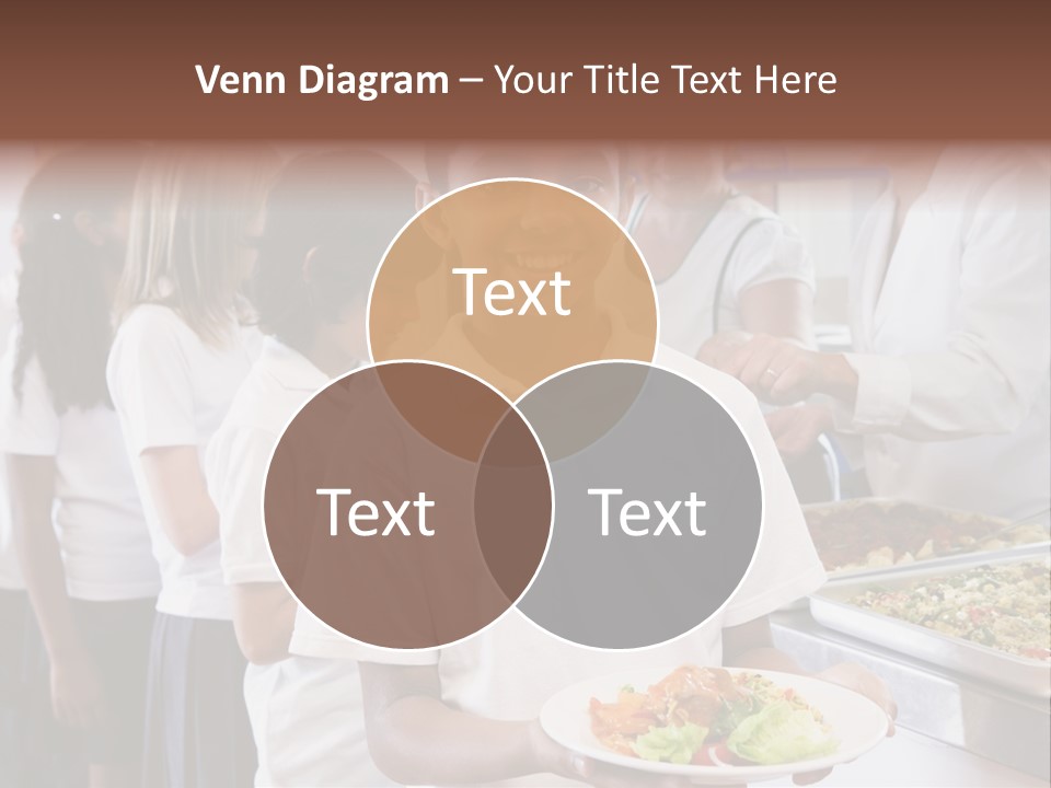 African Caucasian Dinner PowerPoint Template