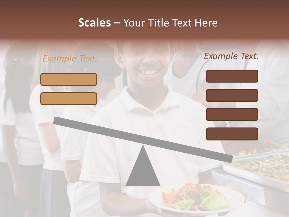 African Caucasian Dinner PowerPoint Template