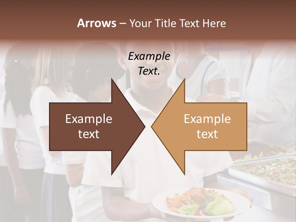 African Caucasian Dinner PowerPoint Template