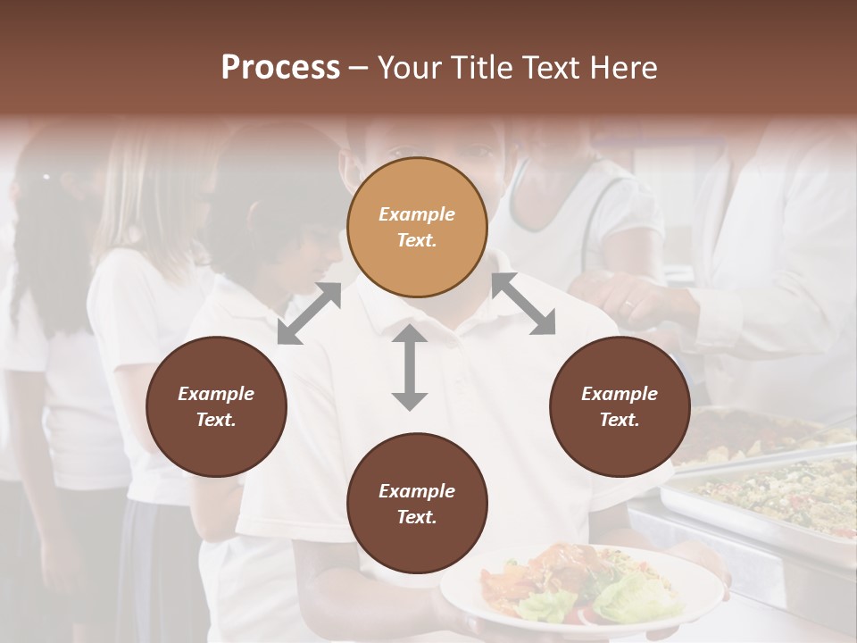 African Caucasian Dinner PowerPoint Template