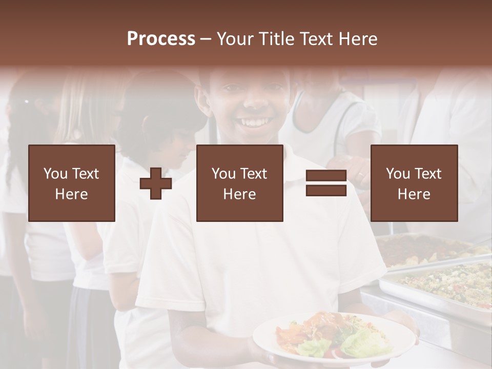 African Caucasian Dinner PowerPoint Template