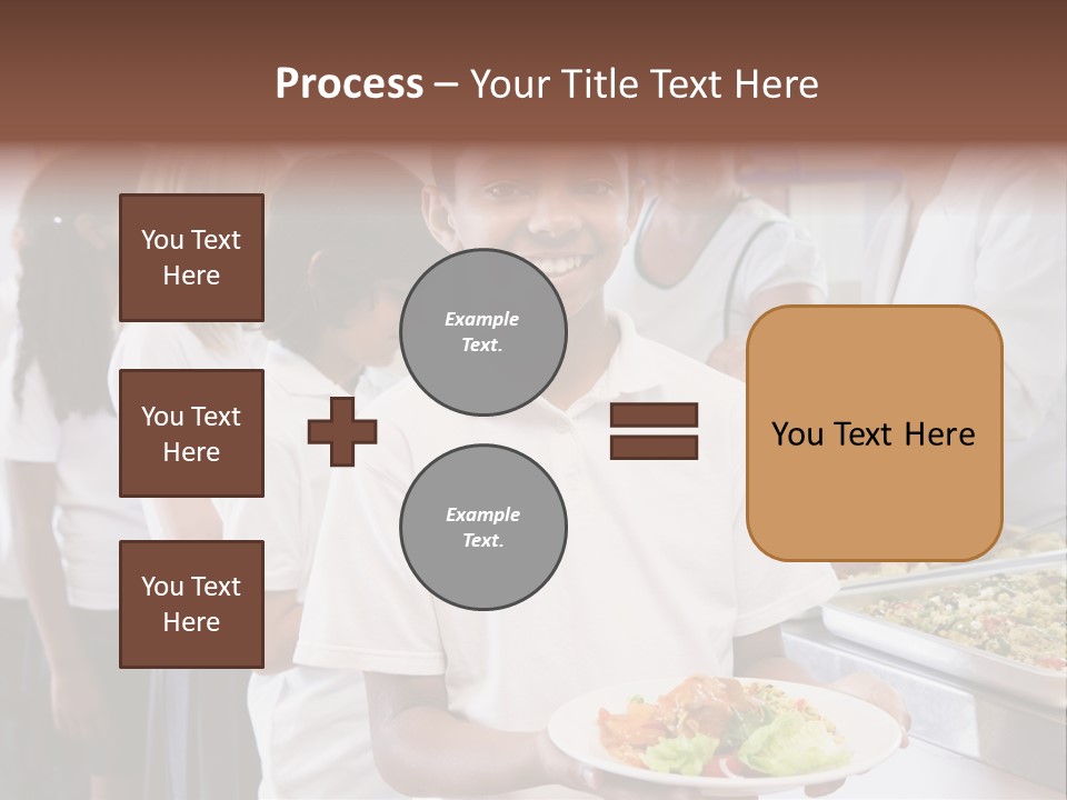 African Caucasian Dinner PowerPoint Template