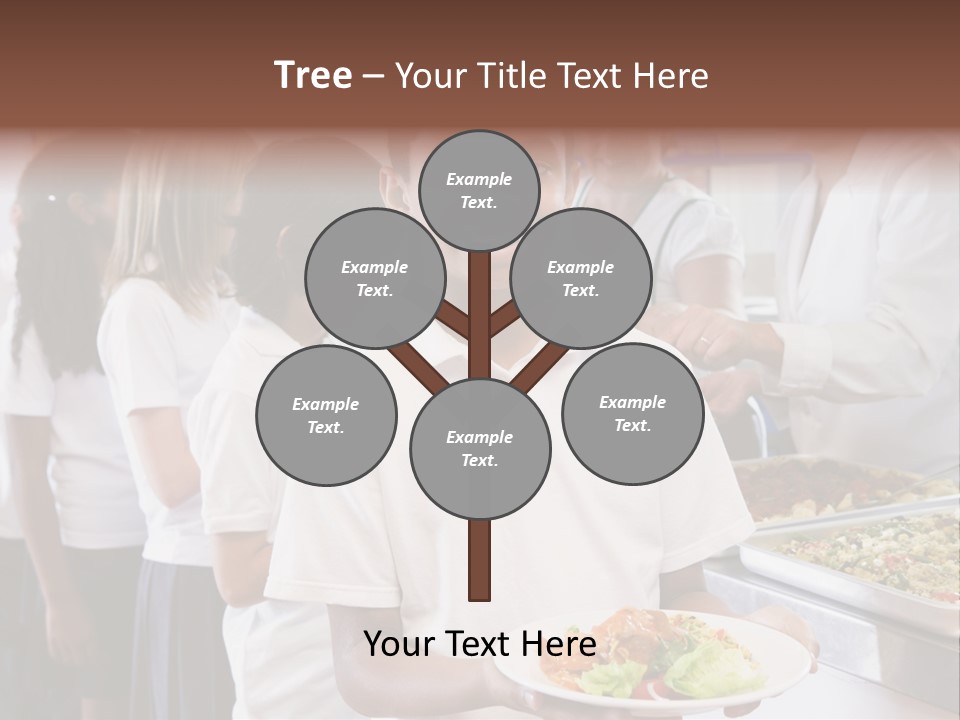 African Caucasian Dinner PowerPoint Template