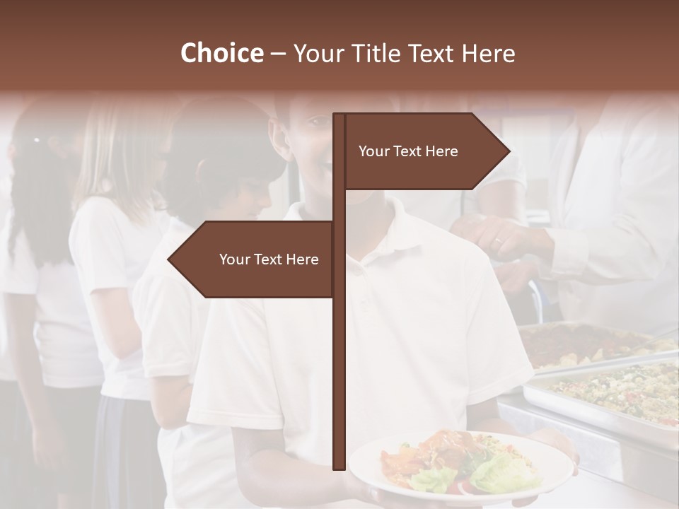 African Caucasian Dinner PowerPoint Template