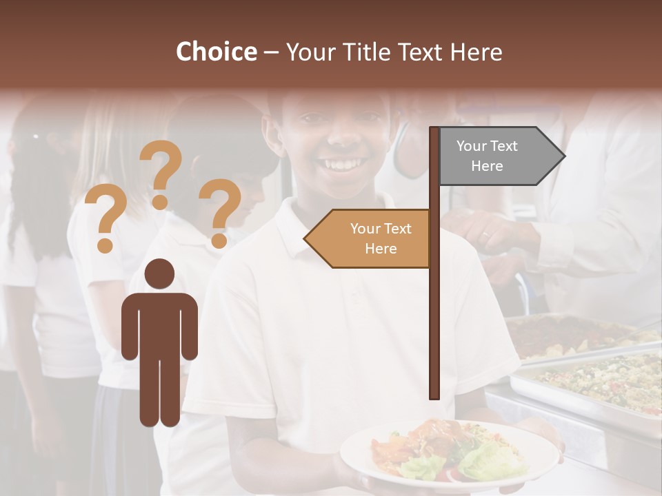 African Caucasian Dinner PowerPoint Template