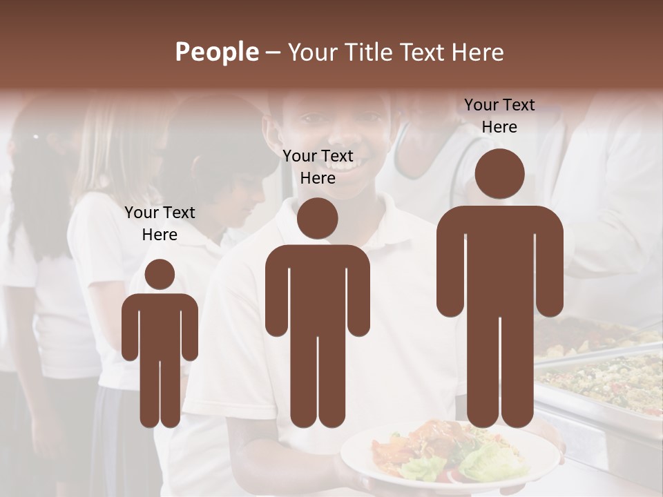 African Caucasian Dinner PowerPoint Template