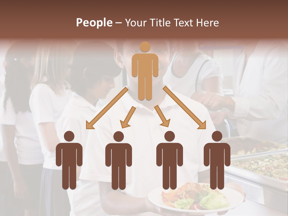 African Caucasian Dinner PowerPoint Template