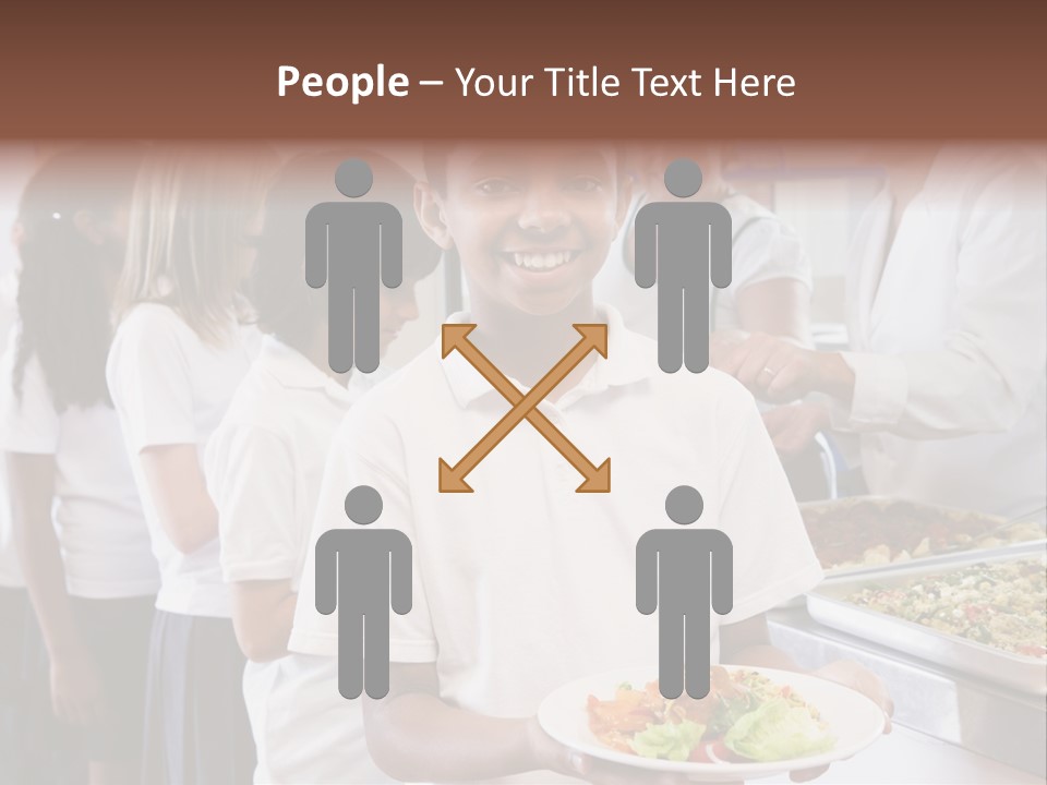 African Caucasian Dinner PowerPoint Template