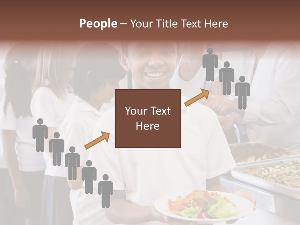 African Caucasian Dinner PowerPoint Template