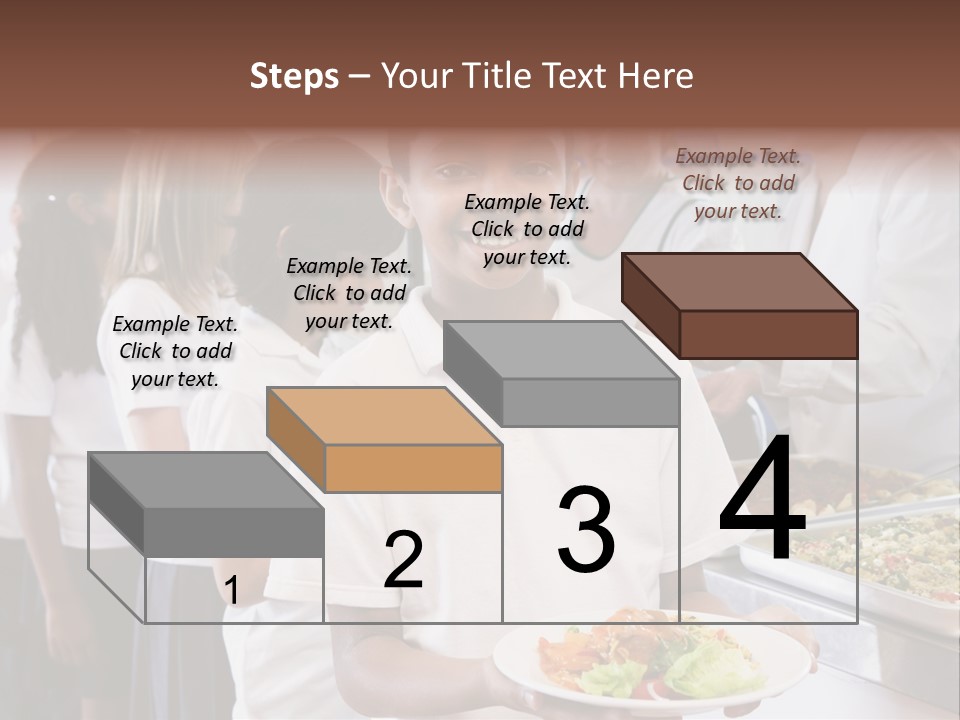 African Caucasian Dinner PowerPoint Template