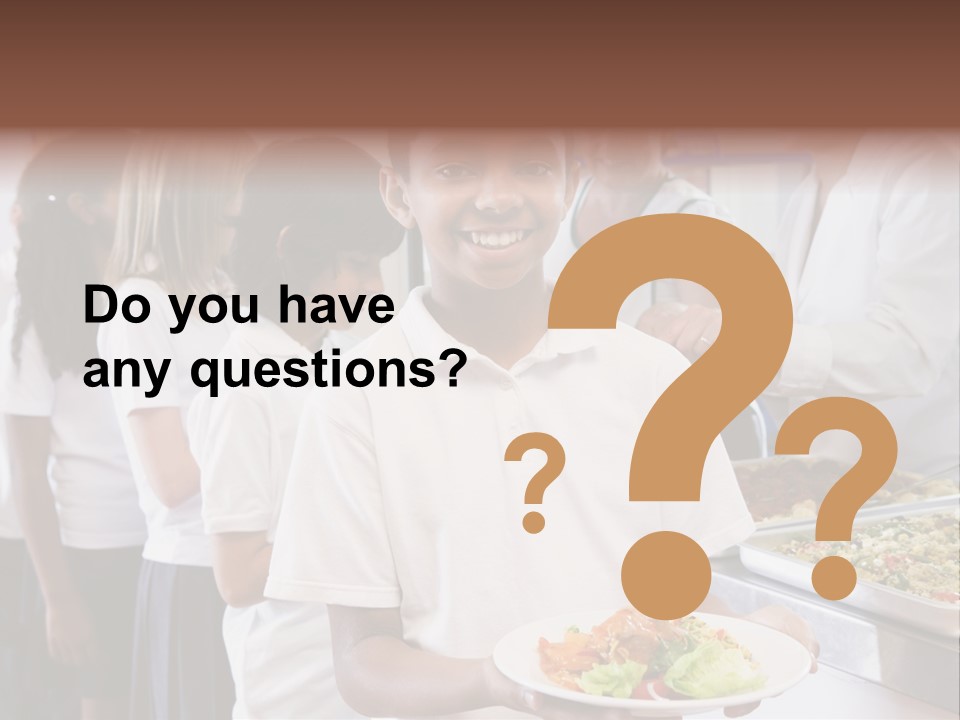 African Caucasian Dinner PowerPoint Template