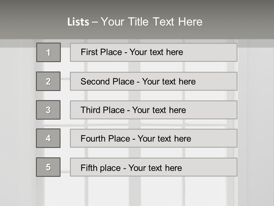 View Sill Real PowerPoint Template