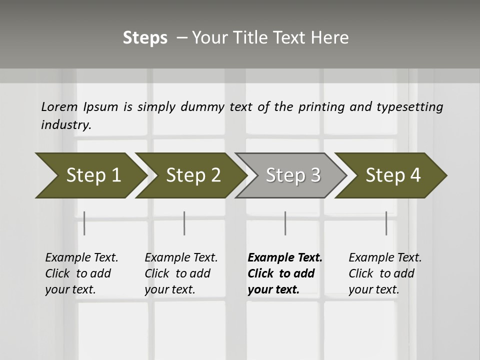 View Sill Real PowerPoint Template