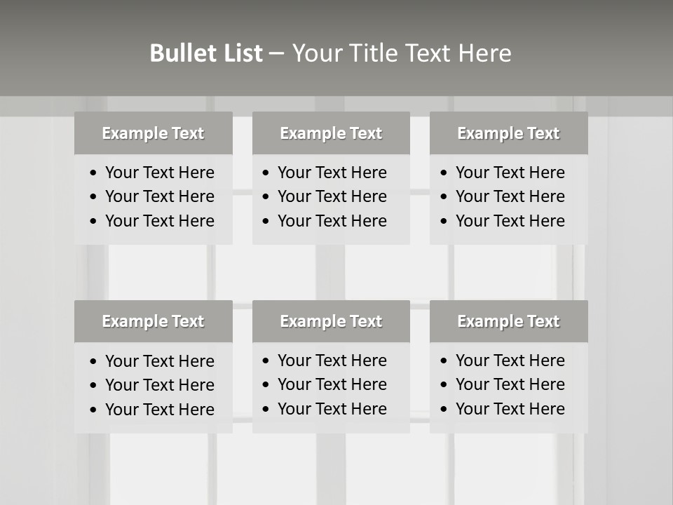 View Sill Real PowerPoint Template