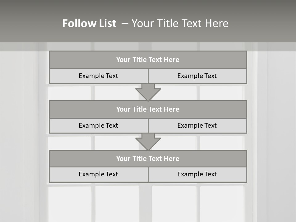 View Sill Real PowerPoint Template
