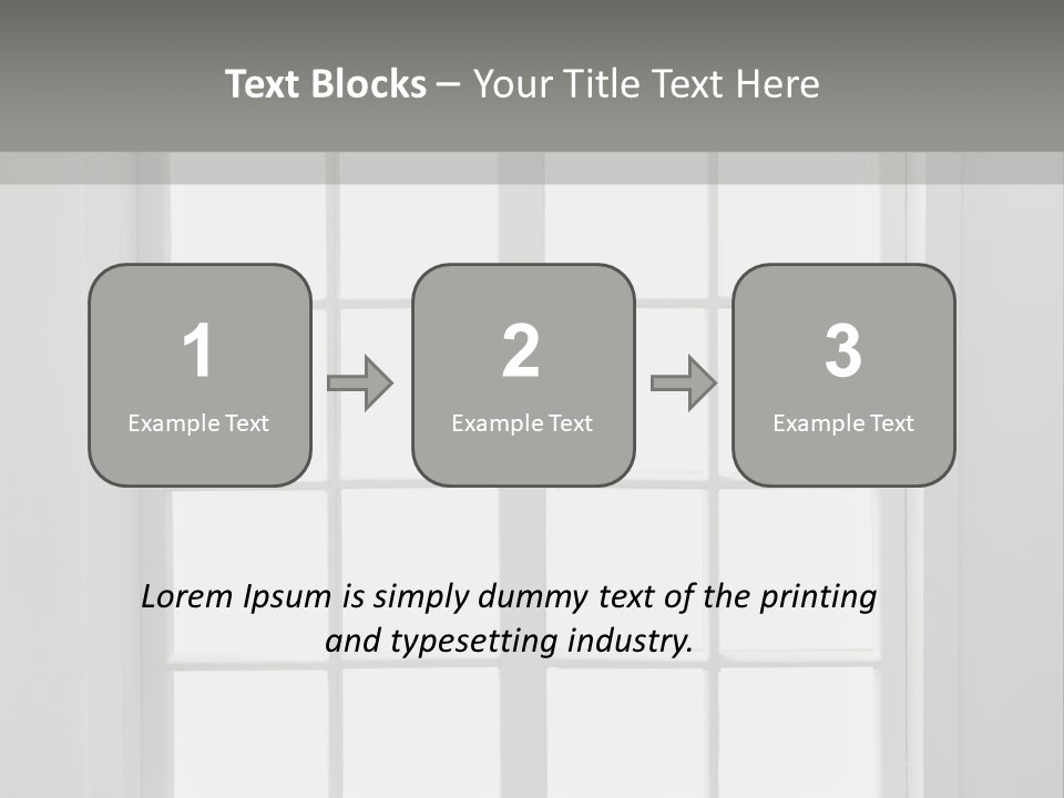 View Sill Real PowerPoint Template