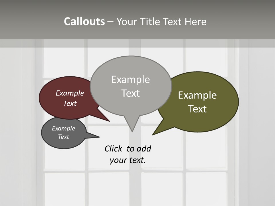 View Sill Real PowerPoint Template