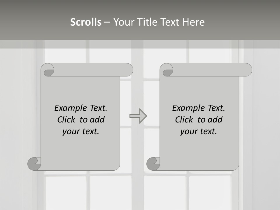 View Sill Real PowerPoint Template