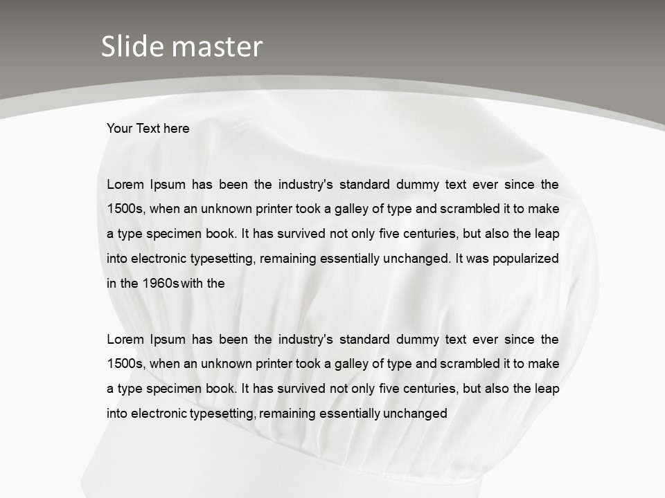 Professional Restaurant Kitchen PowerPoint Template