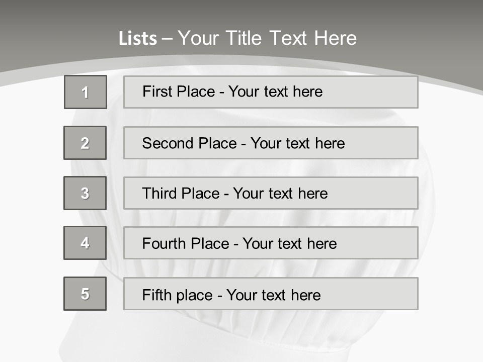 Professional Restaurant Kitchen PowerPoint Template