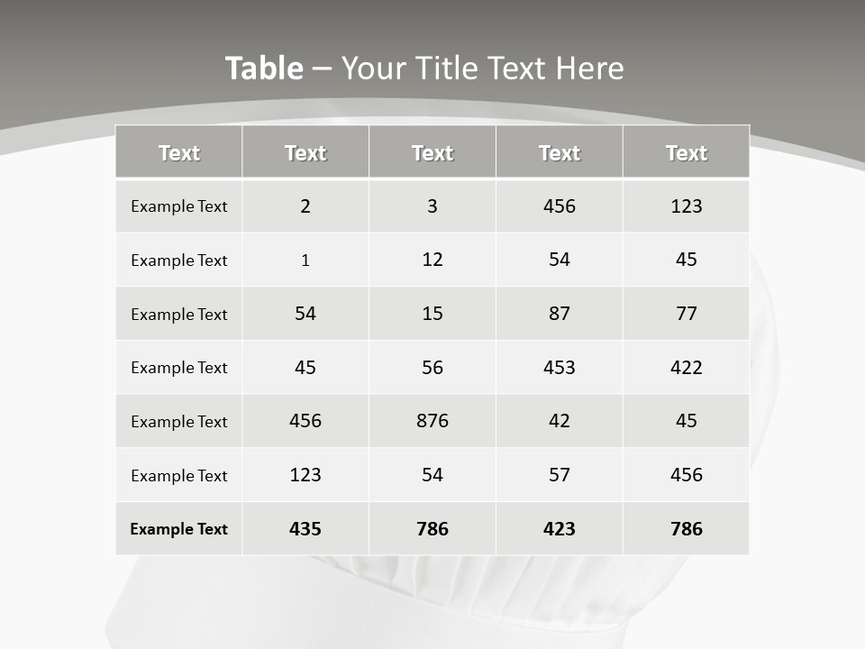 Professional Restaurant Kitchen PowerPoint Template