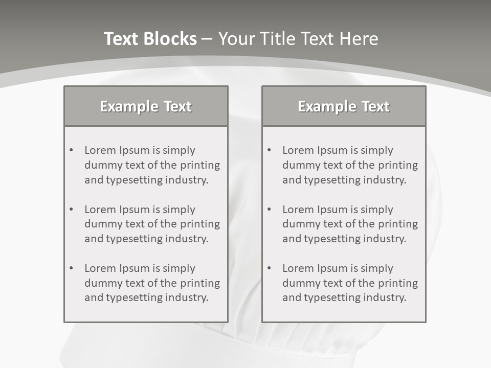 Professional Restaurant Kitchen PowerPoint Template