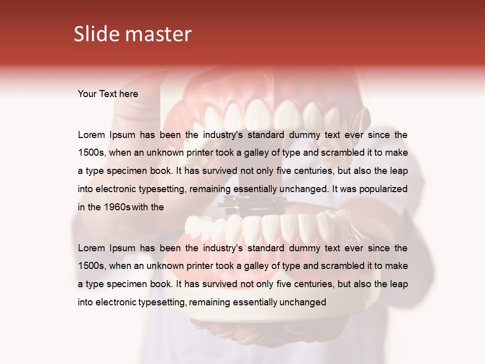 Model Screening Technology PowerPoint Template