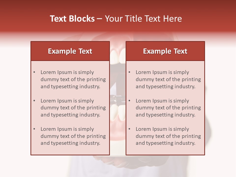 Model Screening Technology PowerPoint Template