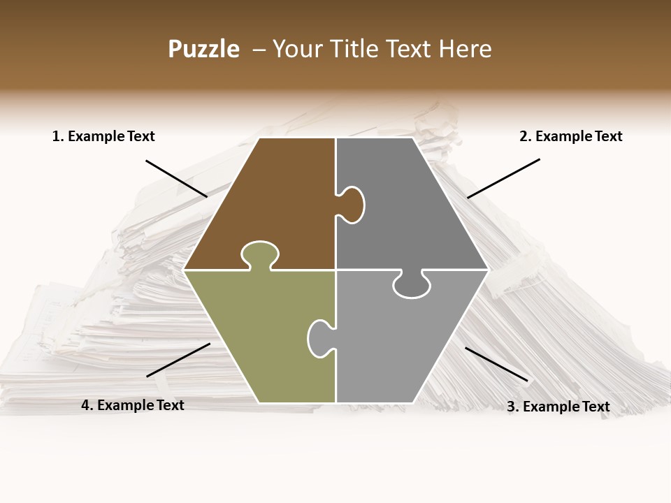Office Folder Clerk PowerPoint Template