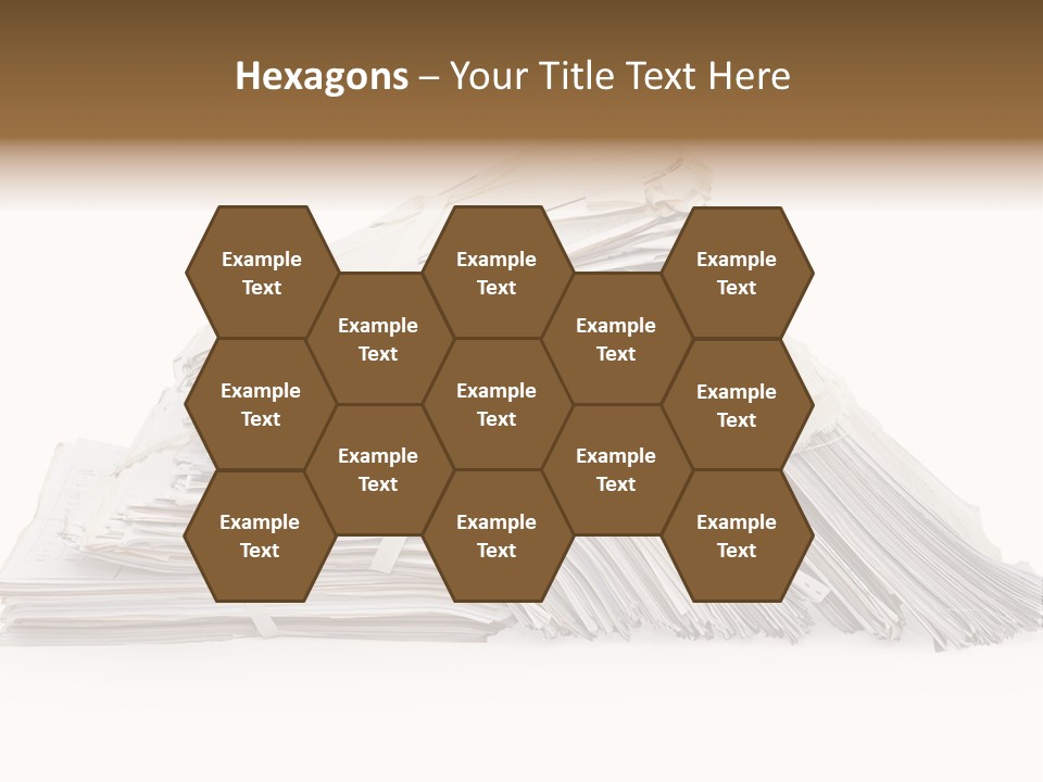 Office Folder Clerk PowerPoint Template