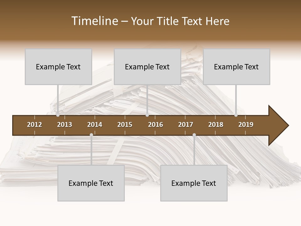 Office Folder Clerk PowerPoint Template