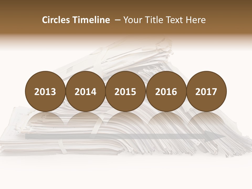 Office Folder Clerk PowerPoint Template