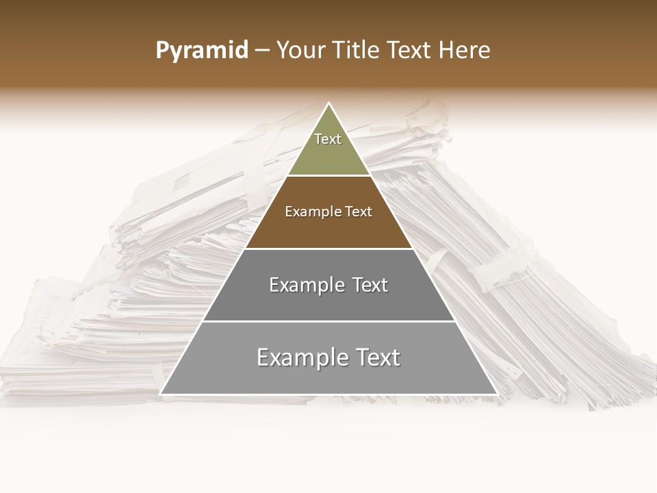 Office Folder Clerk PowerPoint Template