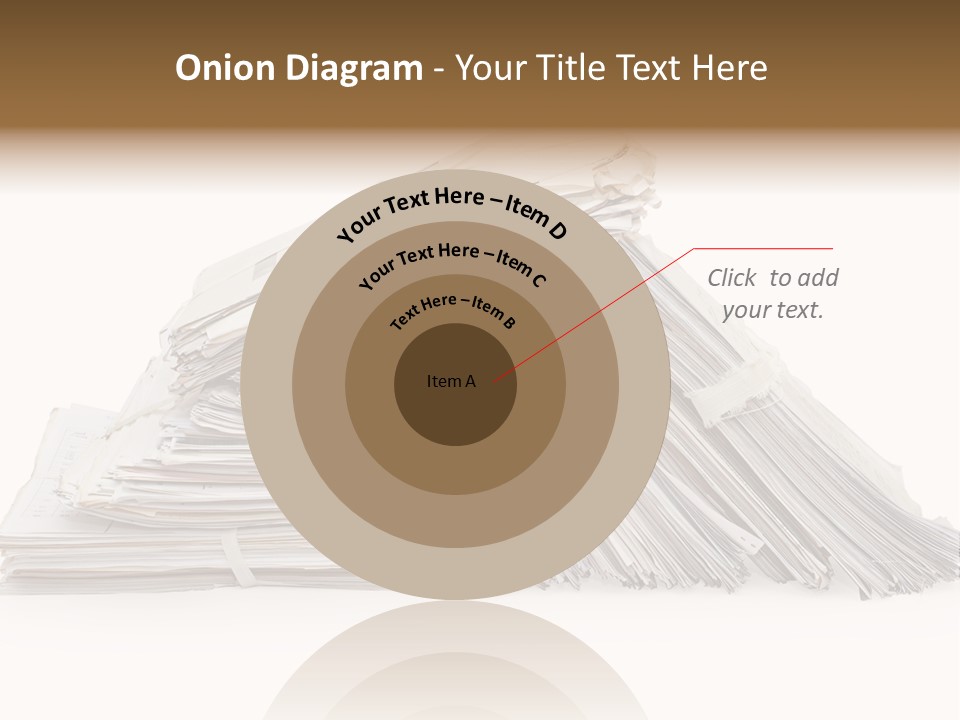 Office Folder Clerk PowerPoint Template