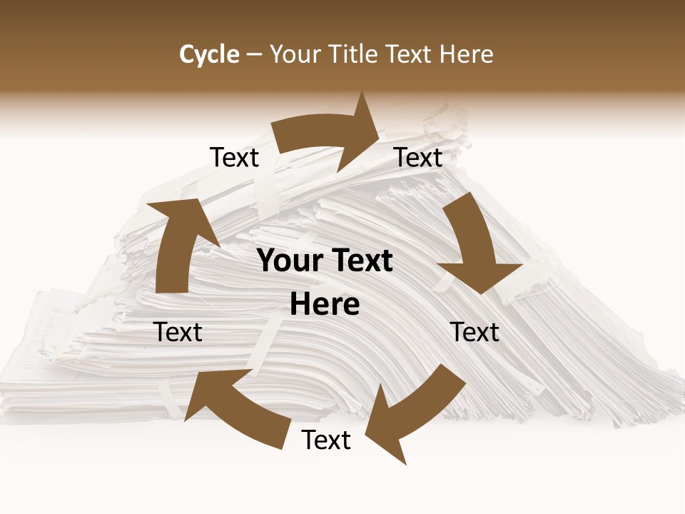 Office Folder Clerk PowerPoint Template