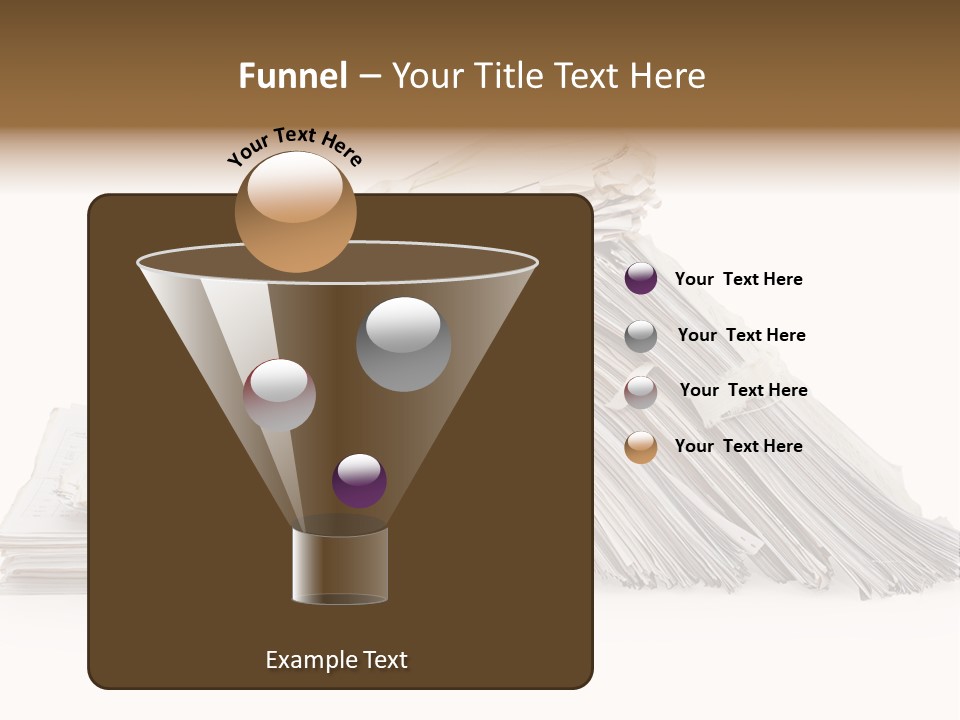 Office Folder Clerk PowerPoint Template