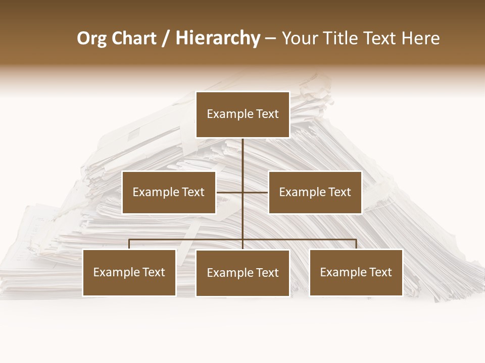 Office Folder Clerk PowerPoint Template