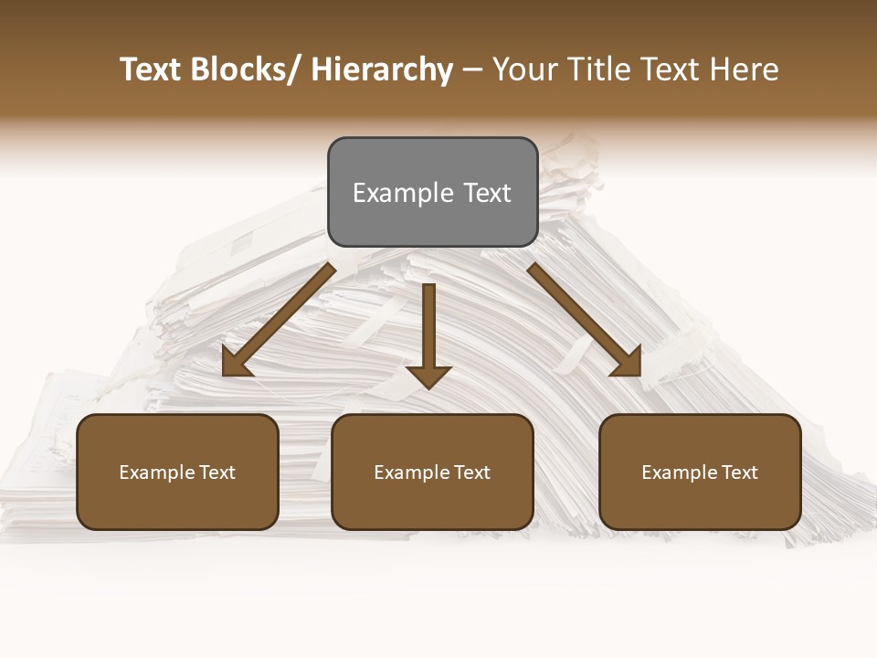 Office Folder Clerk PowerPoint Template
