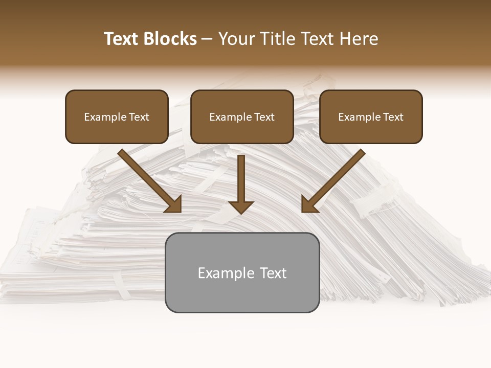 Office Folder Clerk PowerPoint Template