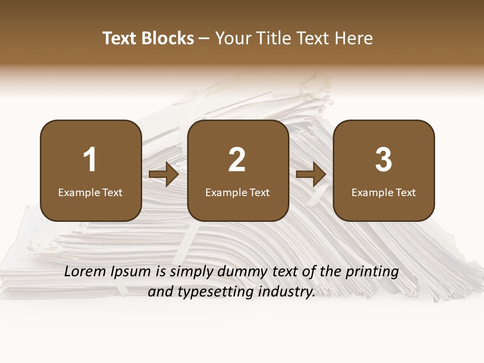 Office Folder Clerk PowerPoint Template