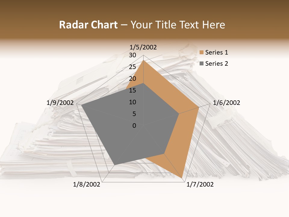Office Folder Clerk PowerPoint Template