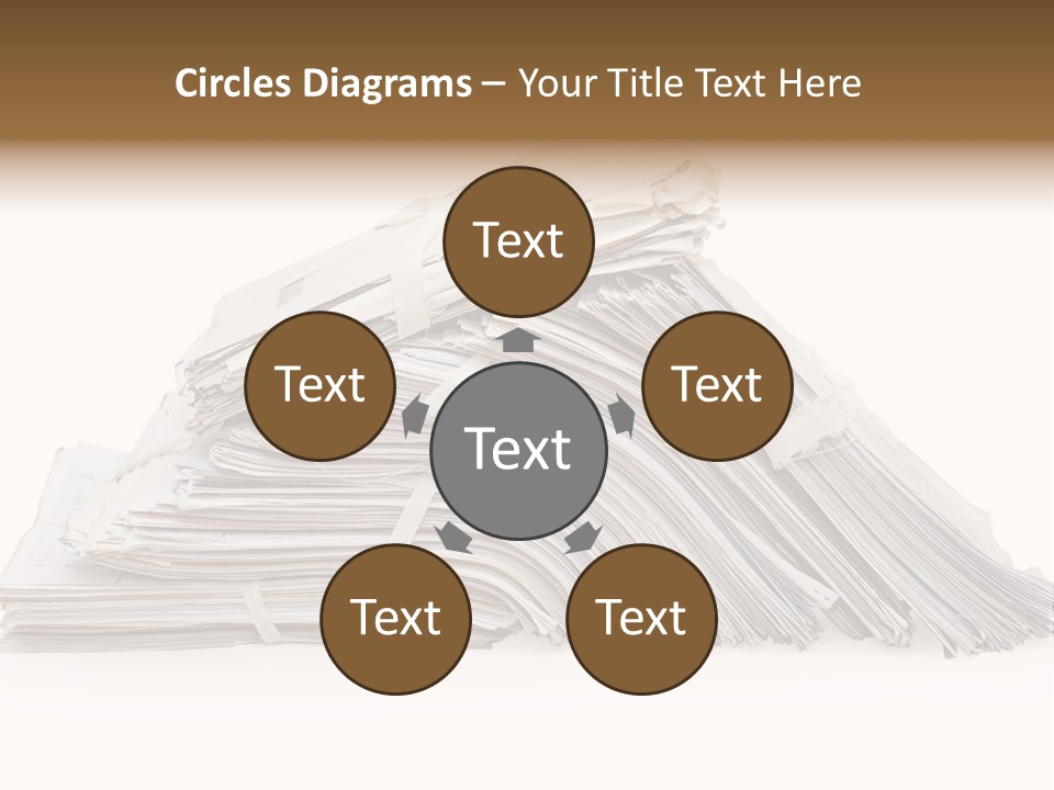 Office Folder Clerk PowerPoint Template