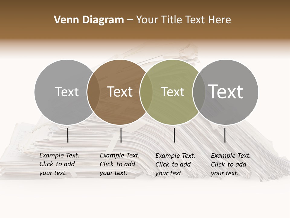 Office Folder Clerk PowerPoint Template