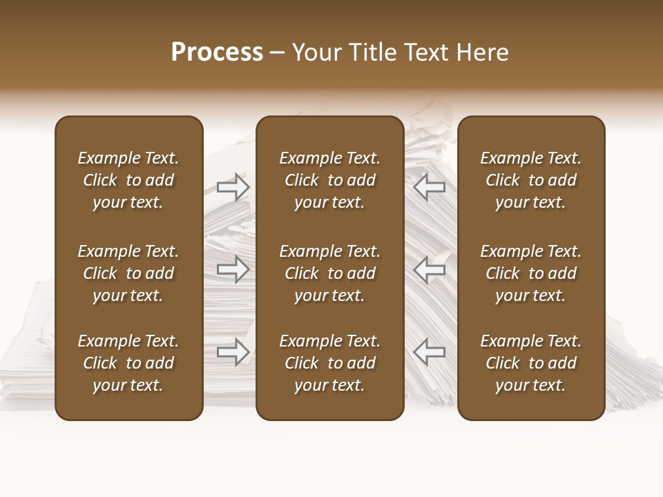Office Folder Clerk PowerPoint Template
