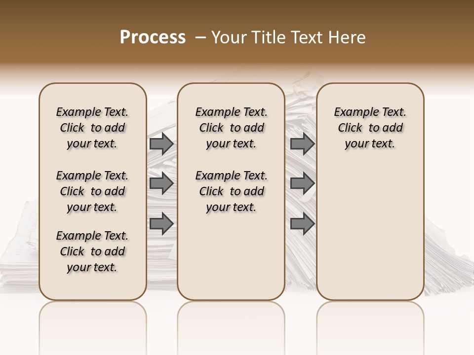 Office Folder Clerk PowerPoint Template